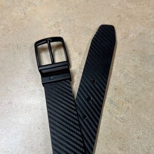 Nike Carbon Fiber Pattern Black Belt